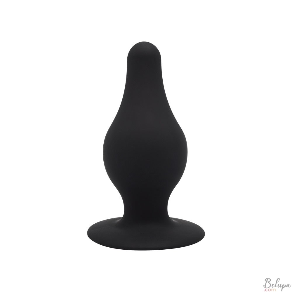 Anal Plug in Silicone MODEL 2 S 7.2 x 3.4 cm Black