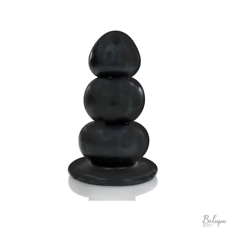 Giant Progressive Anal Plug BIBO Black 22 x 10.5 cm
