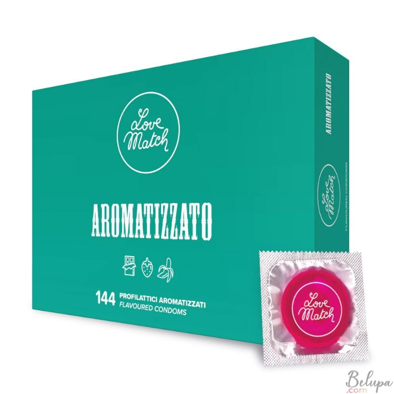Flavored Condoms Love Match x 144