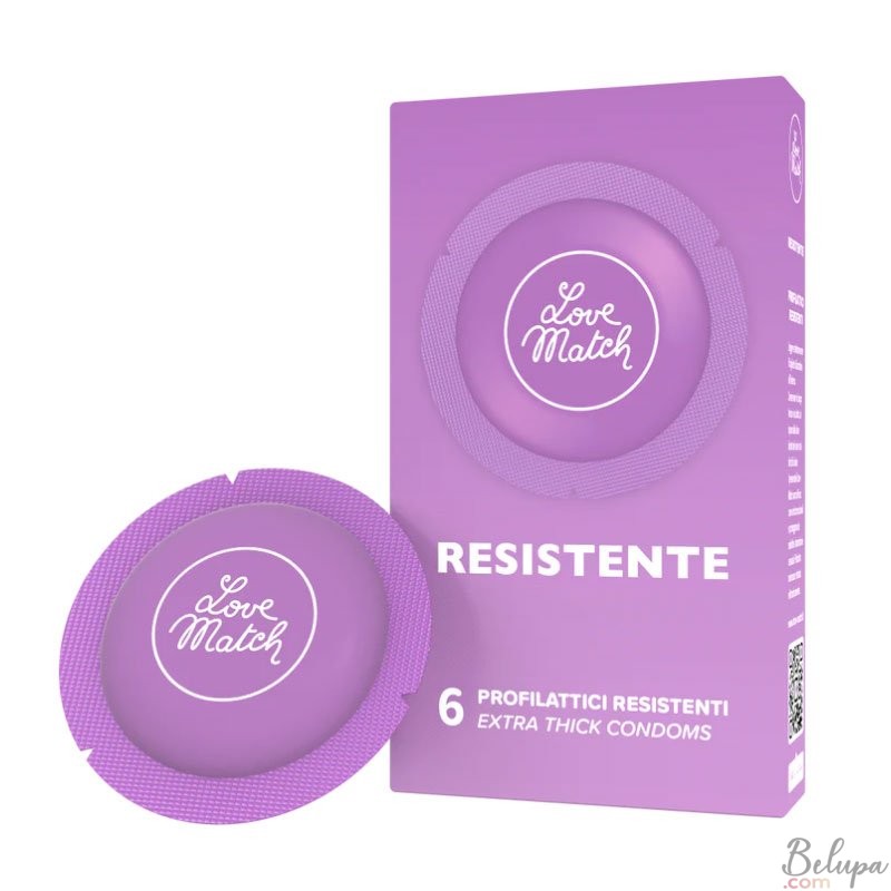 Resistant Condoms Love Match x 6