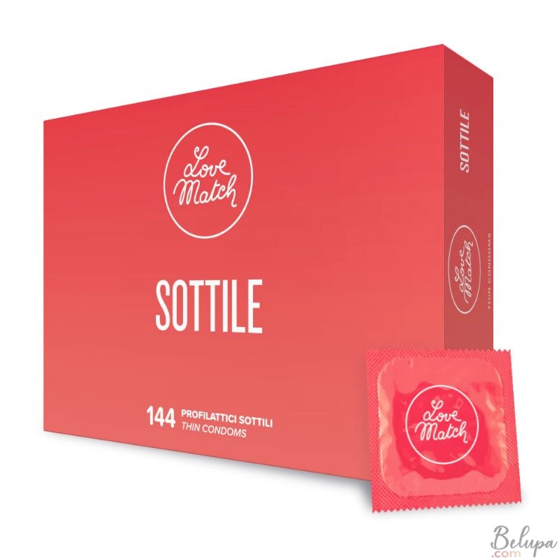 Thin Condoms Love Match x 144