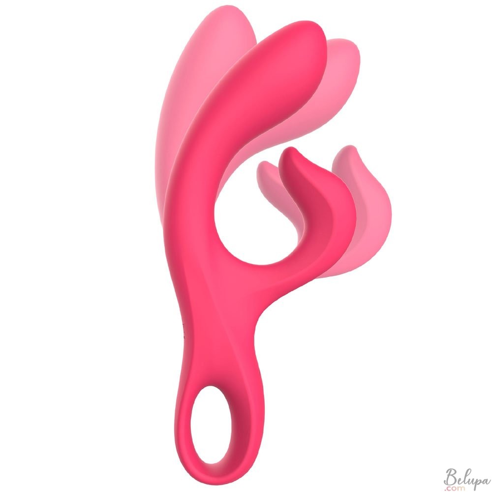 Rabbit Vibrator in Silicone ENDLESS ORGASM 21 x 3.2 cm Pink Rechargeable