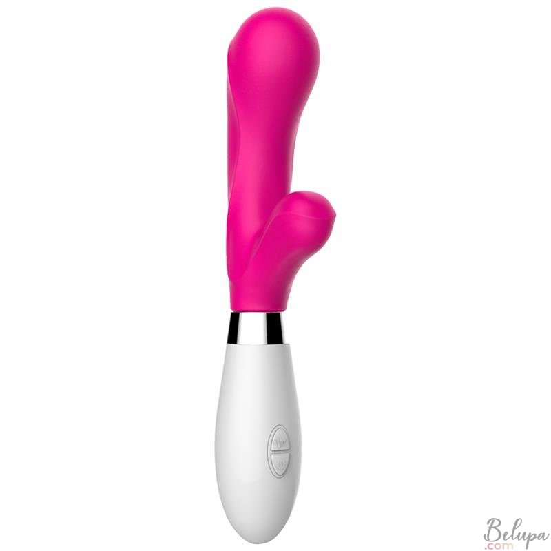 Silicone Rabbit Vibrator MAVERDICK 21.6 x 3.4 cm Pink
