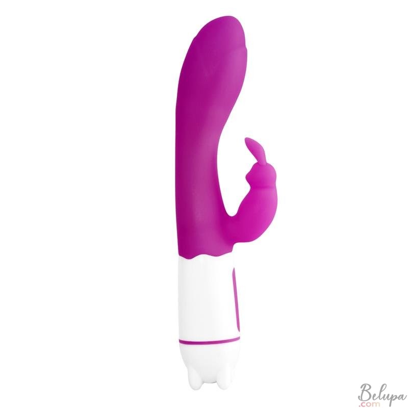 Silicone Rabbit Vibrator TONNY 20 x 3.5 cm Rechargeable Fuchsia 