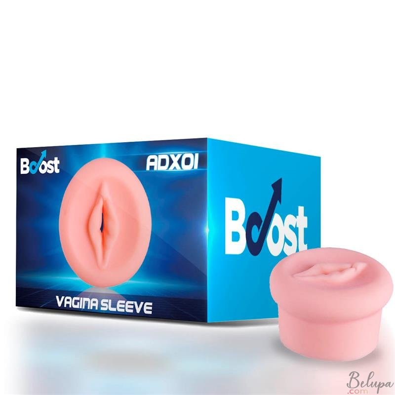 Silicone Vagina Shaped Sheath ADX01 Light Skin for Penis Enlargement Pumps