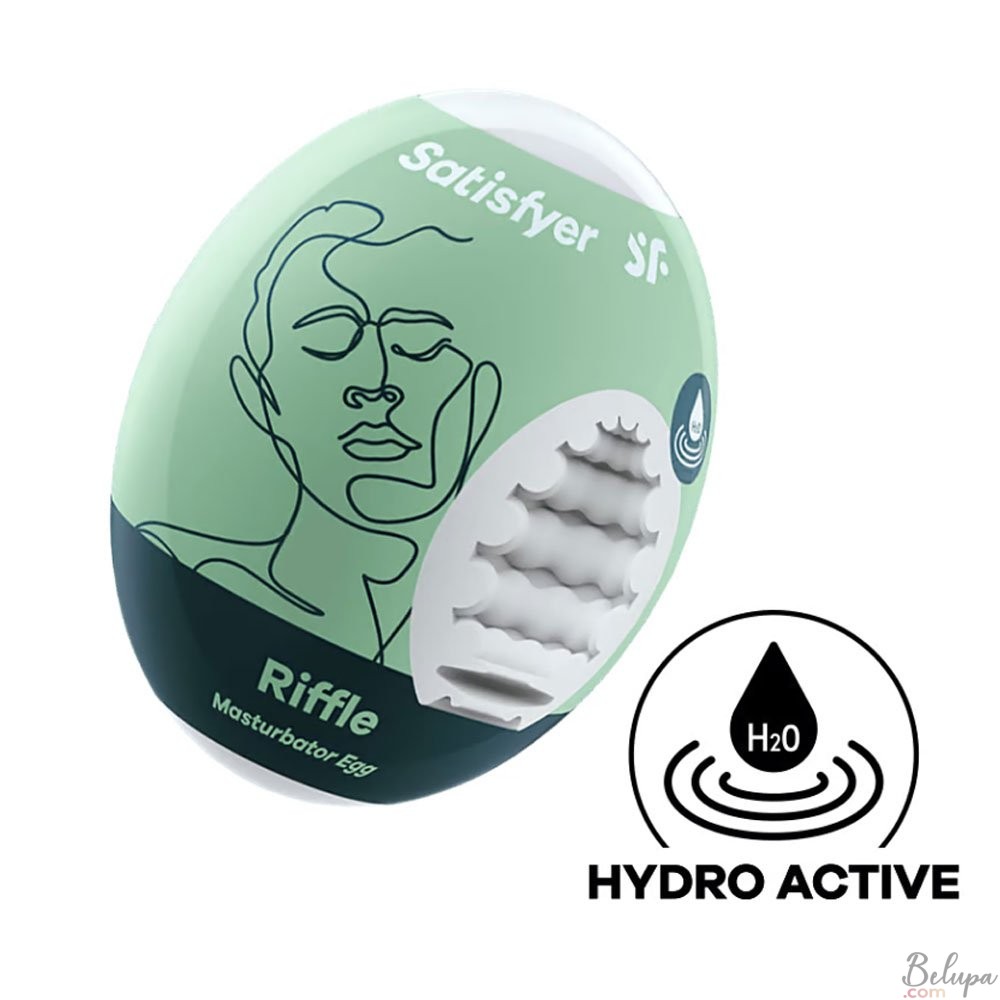 Masturbator RIFFLE Satisfyer Green Egg 