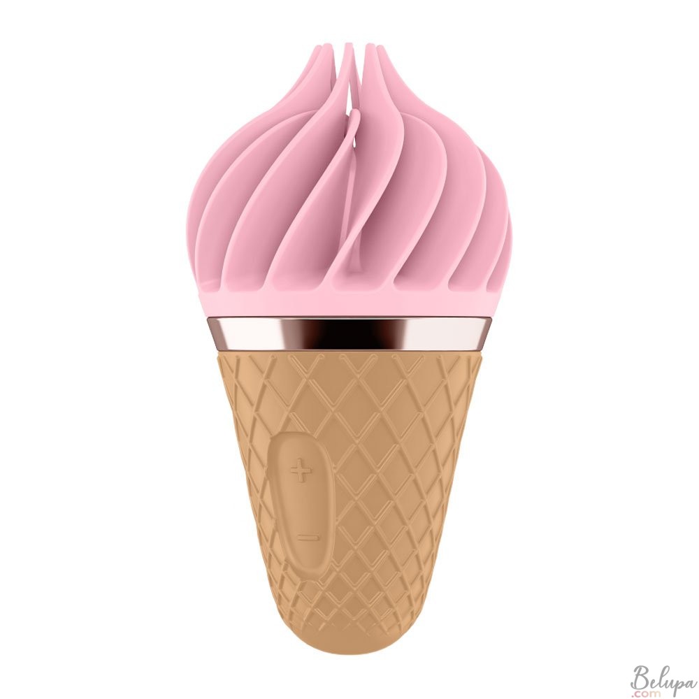 Clitoral Licker in Silicone SWEET TREAT Satisfyer Rechargeable Pink