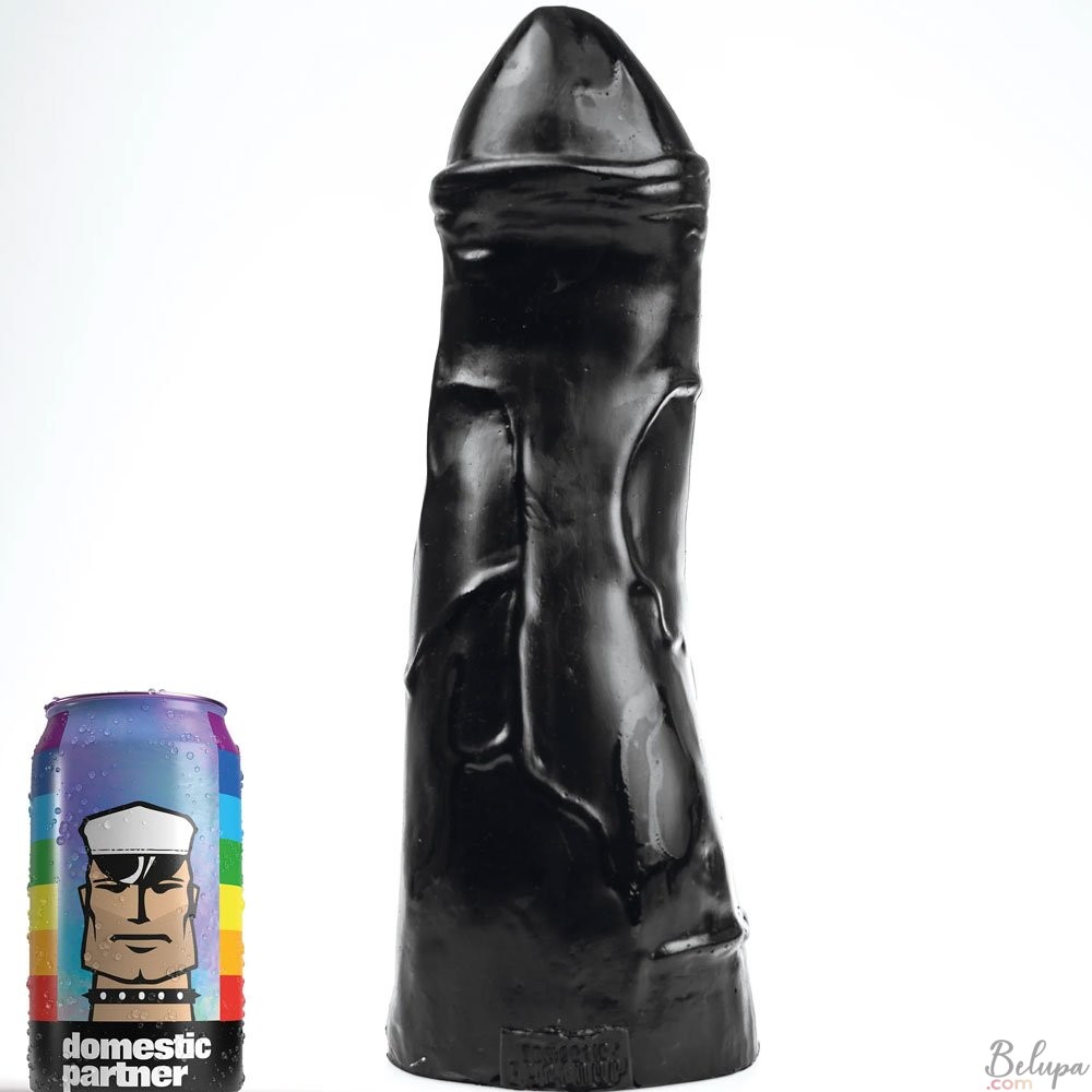 Realistic Giant Dildo ENIGMA Domestic Partner 37 x 10 cm Black