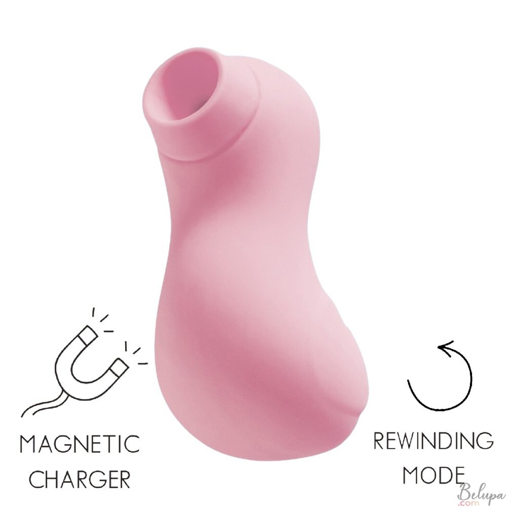 Clitoral Sucker in Silicone DUCKY 2.0 Pink Rechargeable