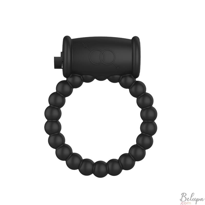 Vibrating Cockring in Silicone A-Gusto 012 Black