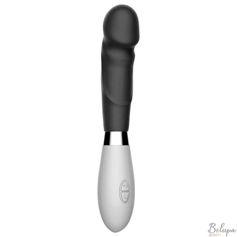Realistic Silicone Vibrator LOUVER 20.8 x 3.5 cm Black
