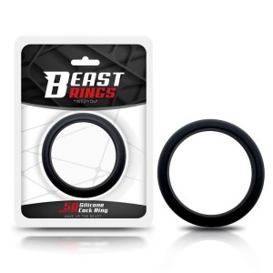 Silicone Cockring 5 cm Beast Rings Black