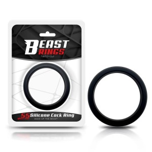 Silicone Cockring 5.5 cm Beast Rings Black