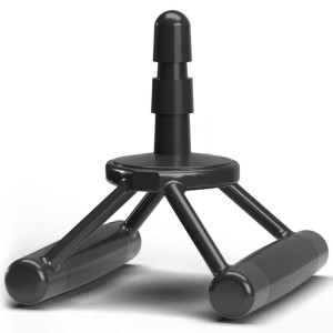 Handle and Base Hung System Black with Universal Attachment