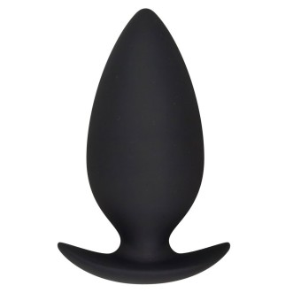 Wearable Anal Plug in Silicone BUBBLE 10.5 x 4.5 cm Black