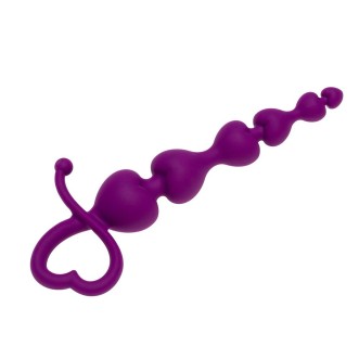Anal Beads in silicone GO PEARL 18 x 3.1 cm Purple
