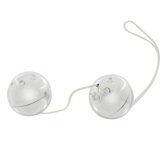 Double Vaginal Balls METAL BALLS 23 x 3.4 cm Silver
