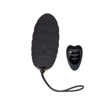 Vibrating Egg in Silicone with Wireless Remote Control OCEAN BREEZE 2.0 7.5 x 3.4 cm Black