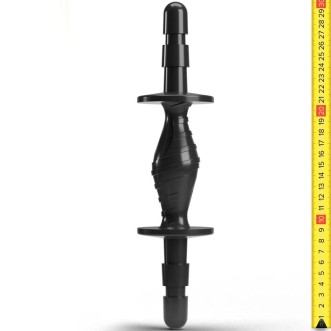 Double Handle Hung System Black with Universal Attachment