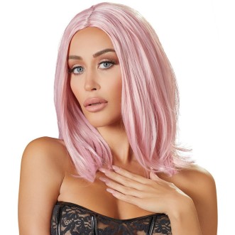 Medium Long Pink Wig Cotelli Collection