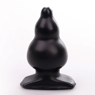 Progressive Anal Plug TRIPLE 15 x 5.5 cm Black