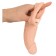 Penis Sheath Nature Skin Lengthens Penis by 5 cm with Testicle Attachment Light Skin color
