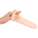 Double Penetration Sheath DOUBLE FUCKER 18 x 4.5 cm Light Skin