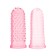 Set of 2 Stimulating Finger Sheaths SEXY FINGER TICKLERS 8.2 x 3 cm Pink