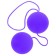 Double Oscillating Vaginal Balls FUNKY LOVE 3.5 cm Purple