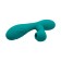Silicone Rabbit Vibrator with Clitoral Suction CARIBBEAN SHINE 21 x 4.1 cm Blue Rechargeable