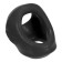 Cockring Clutch Cock and Ball Sling in Plus+Silicone Hünkyjunk Black