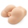 Double Vibrating Masturbator in the shape of a Vagina and Anus FAT ASS Light Skin