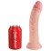 Realistic Dildo King Cock 3D TRIPLE DENSITY 23 x 4.7 cm Light Skin