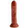 Realistic Dildo King Cock 3D TRIPLE DENSITY 23 x 4.7 cm Dark Skin