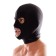 Spandex BDSM Hood with Eye and Mouth Holes Fetish Fantasy Black - One Size