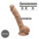 Realistic Silicone Dildo 23 x 4.7 cm MODEL 1 Caramel
