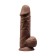 Realistic Silicone Dildo 21.5 x 5.1 cm MODEL 1 Dark Skin