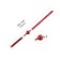 Adjustable Ball Gag with Perforated Ball of 4.3 cm DISCRETION Red