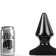 Giant POP 8 All Black Anal Plug 17 x 8 cm Black