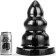 Giant Progressive Anal Plug TRIPLE PLEASURE L 26 x 15 cm Black