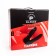 Double Realistic Dildo TEAMWORK All Black Steroid 34.5 x 7.1 cm and 34.5 x 7.3 cm Black