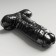 Double Realistic Giant Dildo THE PERSONAL TRAINER All Black Steroid 37 x 14.6 cm Black