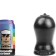 Giant Anal Plug B-51 Domestic Partner 14 x 8 cm Black