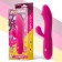 Rabbit Vibrator CANDY in Silicone 18.5 x 3 cm Fuchsia Rechargeable