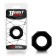 Cockring 2.2 cm Bolt Beast Rings Black