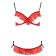 Sexy CHERRY Red Lingerie Set