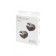 Nipple Covers Adhesive Heart Shaped with Sequins RAND Silver