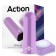 Mini Vibrator Bullet with Wireless Remote Control DHALIA 7.7 x 2.8 cm Lilac
