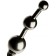 Dildo with Handle BULLY BOY BALLBREAKER Black 45 x 7.5 cm