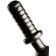 Dildo with Handle BULLY BOY BALLBREAKER Black 45 x 7.5 cm